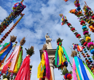 Kolorowe giganty: Wyjątkowe palmy wielkanocne w Lipnicy Murowanej