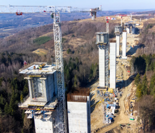 Budują najwyższą estakadę w Polsce